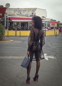 Naughty stockings chick